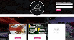 Desktop Screenshot of hoodbarandcafe.com