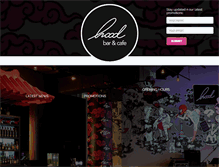 Tablet Screenshot of hoodbarandcafe.com